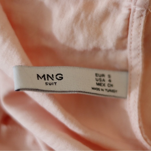 MNG Suit pink baggy front tie t shirt - Picture 8 of 9